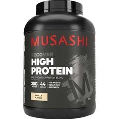 Bột Musashi High Protein Vanilla Vị Vani Hộp 2kg