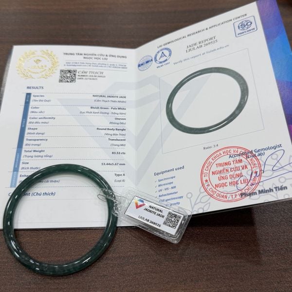  BGS003 Vòng Đá Lam Ngọc 