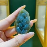  PC075 MẶT HOA SEN CẨM THẠCH 