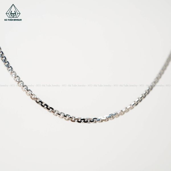 NCX003 1mm Dây chuyền hộp ZIGZAG