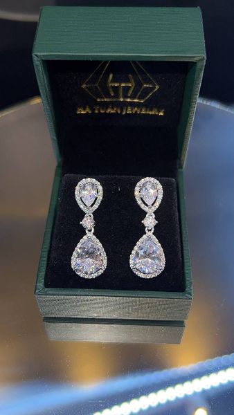  E144 Bông tai giọt nước 