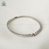 B032 2mm Vòng tay full đá cz 