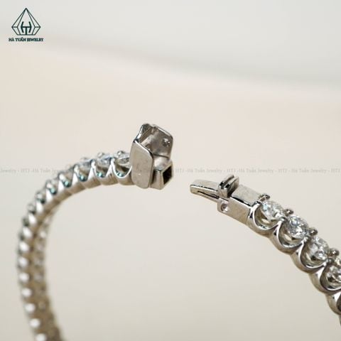 B032 3mm Vòng tay full đá cz