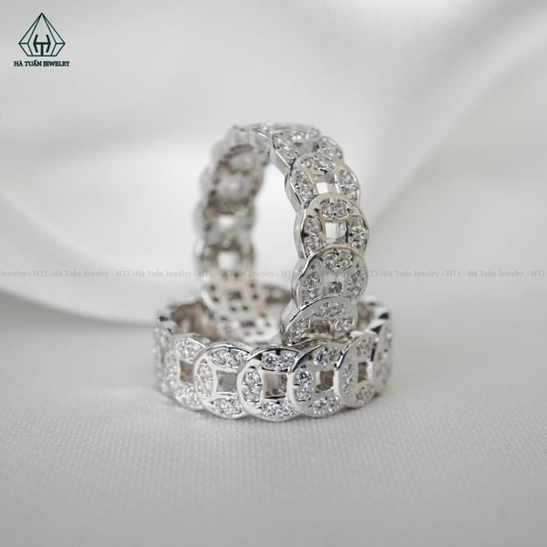  RX296 FULL MOIS Nhẫn kim tiền 