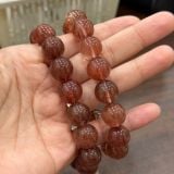  S094 Vòng đá thạch anh tóc nâu đỏ 