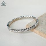  B032 4mm Vòng tay full đá cz 