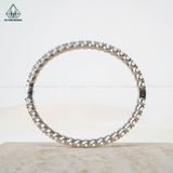  B032 4mm Vòng tay full đá cz 