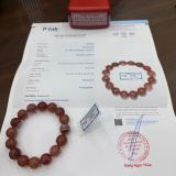 S094 Vòng đá thạch anh tóc nâu đỏ 