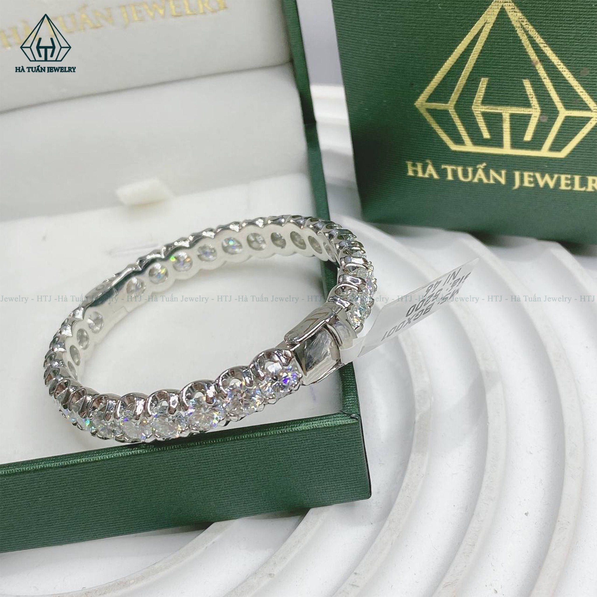  B032 5mm Vòng tay full đá cz 