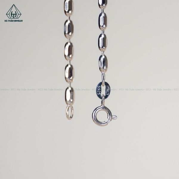  NC184 2.5mm Dây chuyền bi cà na trơn 