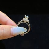  RX626 6mm Nhẫn nữ hoa đá 