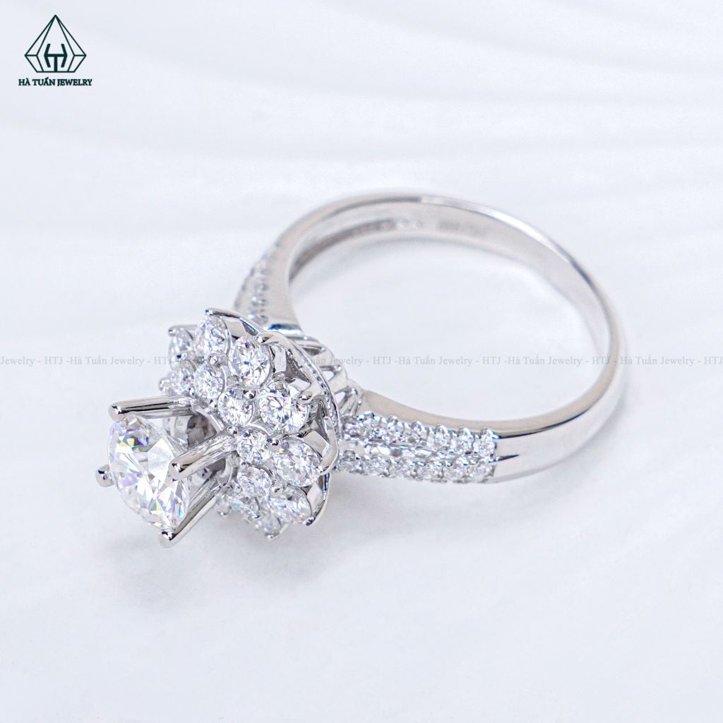 RX658 FULL MOIS 6.3mm Nhẫn nữ đài hoa