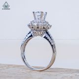  RX658 FULL MOIS 6.3mm Nhẫn nữ đài hoa 