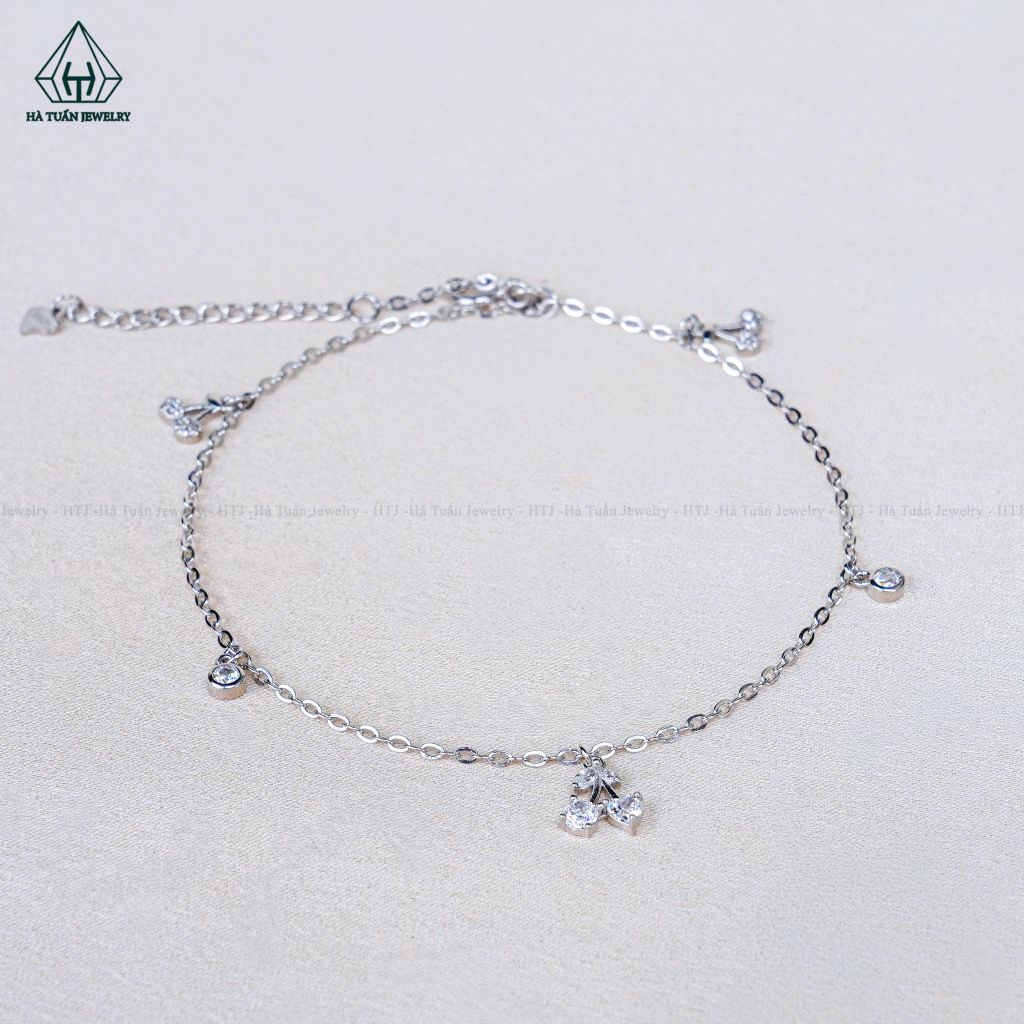 A467 Lắc chân cherry đá