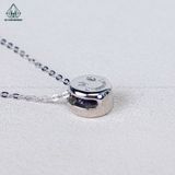  N716 Dây mặt liền chủ CZ 7.2mm Tím 