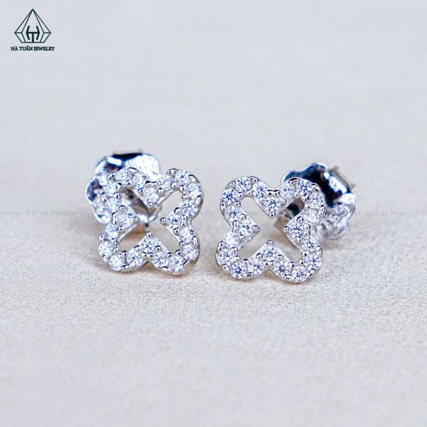  E140 Bông tai VAN đá 