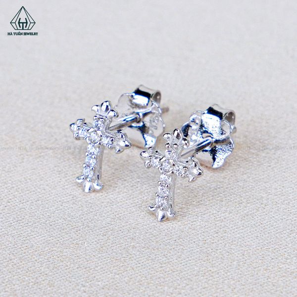  E141 Bông tai thánh giá 