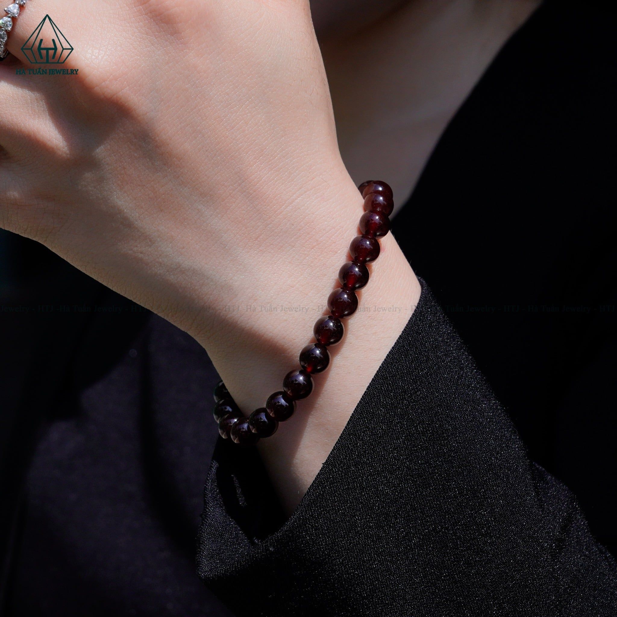 S001 Vòng đá Garnet Ngọc hồng lựu