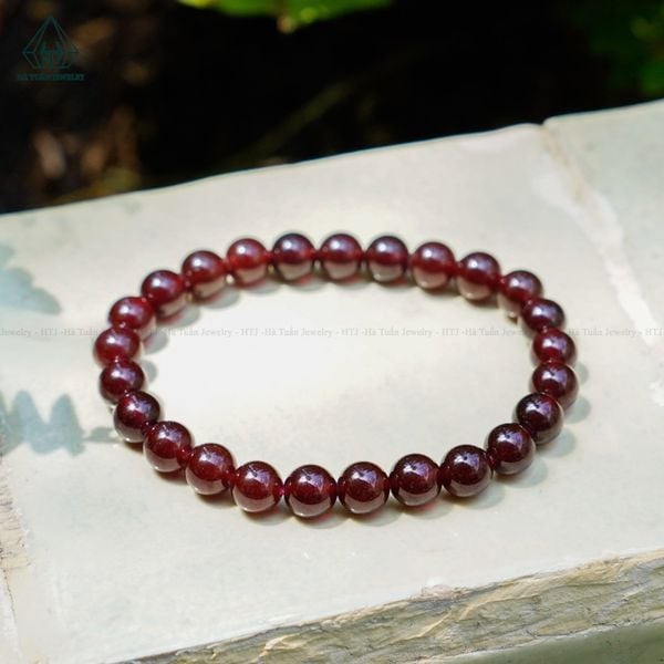  S001 Vòng đá Garnet Ngọc hồng lựu 