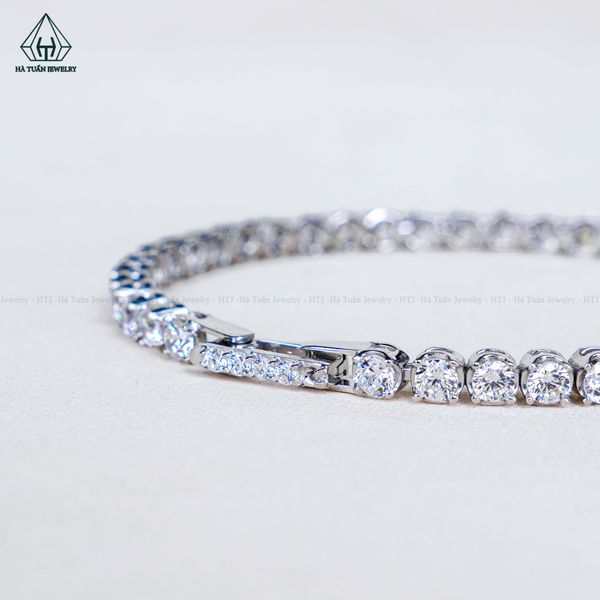 B937 Lắc tay full đá cz 3mm