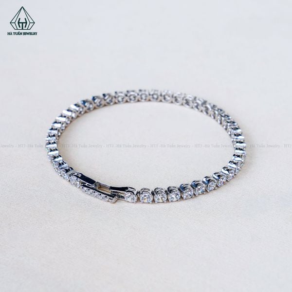 B937 Lắc tay full đá cz 3mm