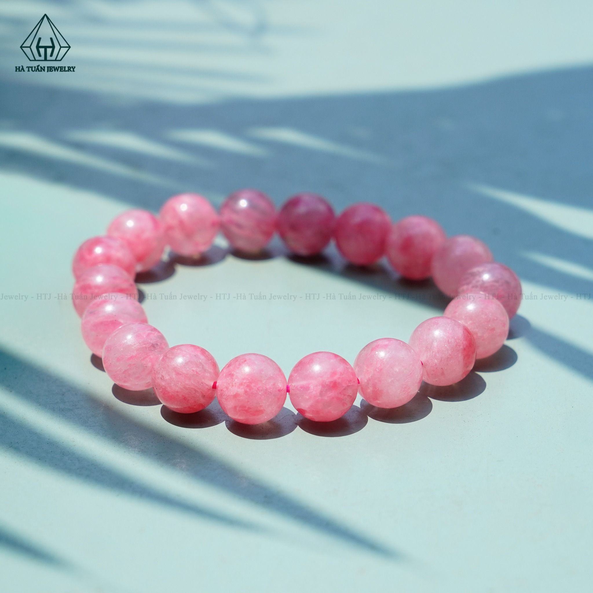 S029 VÒNG ĐÁ TƯỜNG VI HỒNG RHODONITE