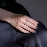  RX558 Nhẫn nữ FULL MOIS baguette 1.5x2.5mm 