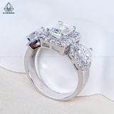  RG372 VT10K Emerald 6*8mm + Heart 6mm*2 