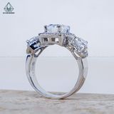  RG372 VT10K Emerald 6*8mm + Heart 6mm*2 