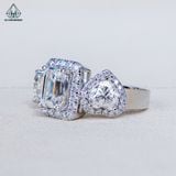  RG372 VT10K Emerald 6*8mm + Heart 6mm*2 