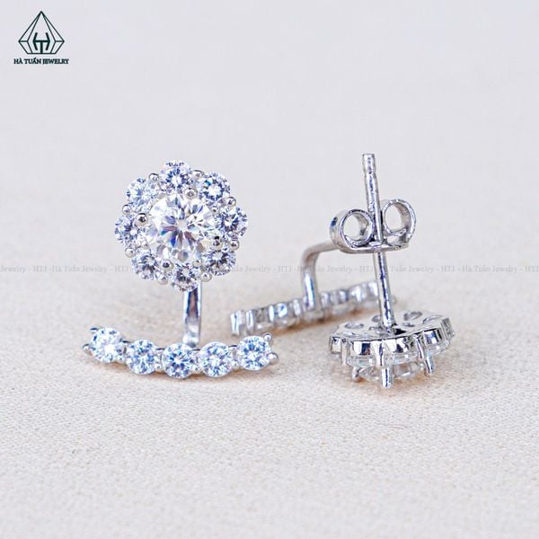  EX602 4.5mm Bông tai chuôi đẩy 