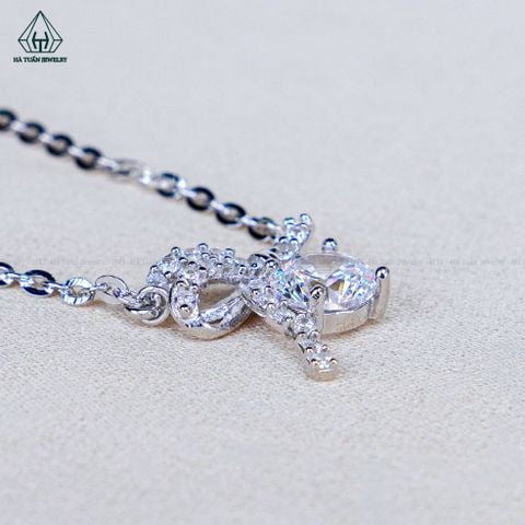 N726 Dây mặt liền nơ đá
