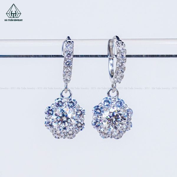  EX603 6mm Bông khoen đá 