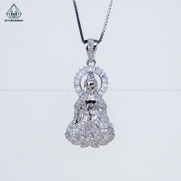  P463 Mặt dây chuyền Phật Mẹ Quan Âm 