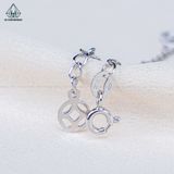  B031 Lắc tay cỏ 4 lá móc máy 