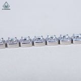  BGX232 Lắc tay FULL MOIS halo vuông chủ 5mm 