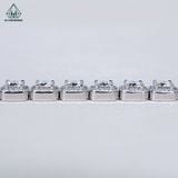  BGX232 Lắc tay FULL MOIS halo vuông chủ 5mm 