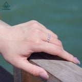  RX562 FULL MOIS HEART Nhẫn nữ tim full vòng 