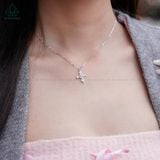  N596 Dây mặt liền thánh giá Full đá 
