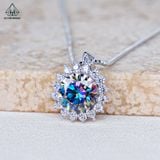  N676 Dây mặt liền chủ MOIS BLUE 6.5mm (không mã cạnh) 