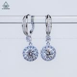  EX486 Bông tai khoen chủ MOIS 6mm (không mã cạnh) 