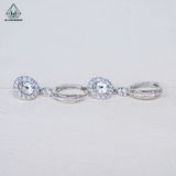  EX486 Bông tai khoen chủ MOIS 6mm (không mã cạnh) 