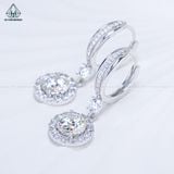  EX486 Bông tai khoen chủ MOIS 6mm (không mã cạnh) 