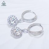  EX486 Bông tai khoen chủ MOIS 6mm (không mã cạnh) 