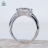  RX568 FULL MOIS Nhẫn nữ Emerald 7*9mm (Không mã cạnh) 