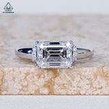  RX568 FULL MOIS Nhẫn nữ Emerald 7*9mm (Không mã cạnh) 