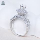  RX567 5mm Nhẫn nữ đài hoa 