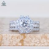  RX567 5mm Nhẫn nữ đài hoa 