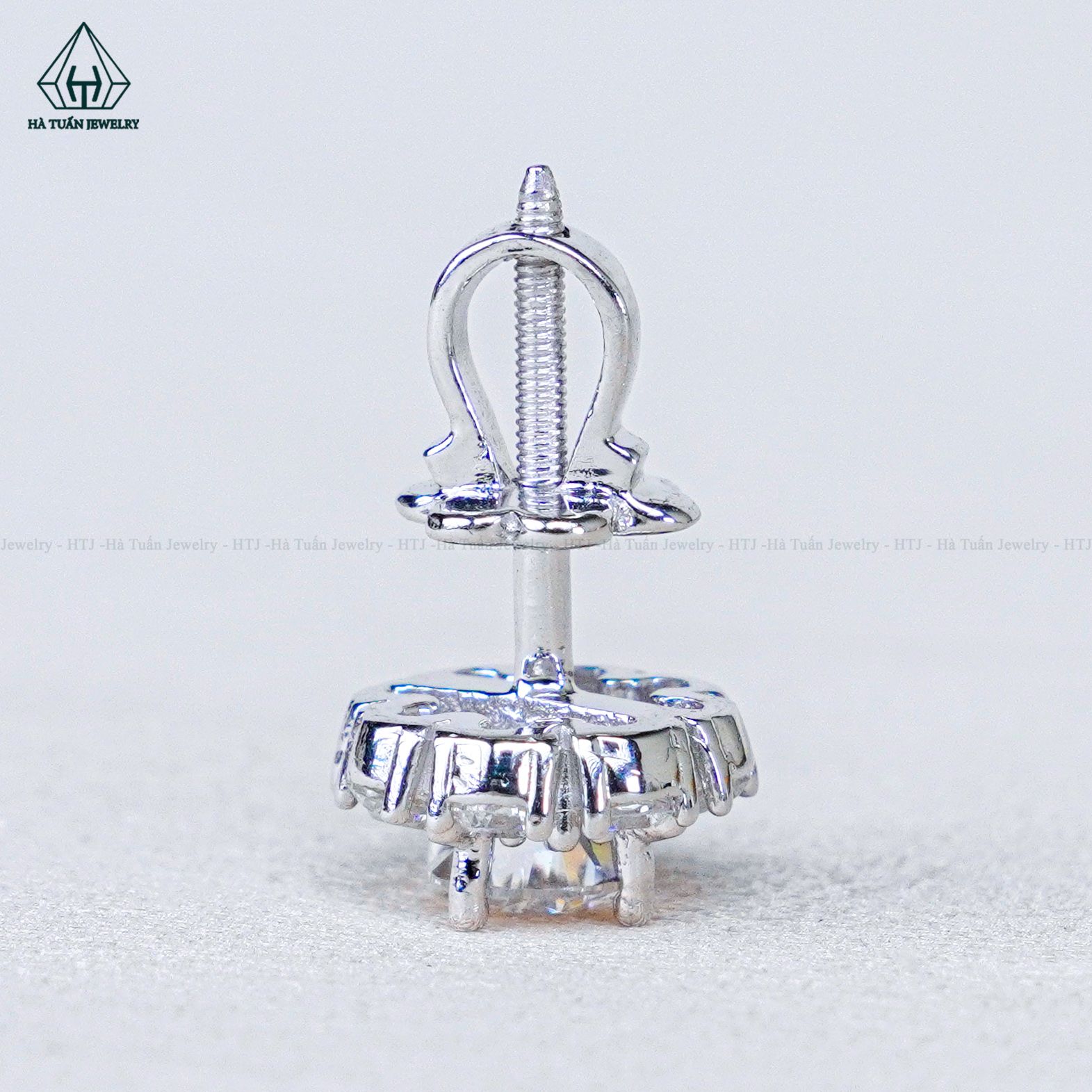  EX489 4.5mm Bông tai 8 cánh 