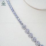  N688 Dây mặt liền halo FULL CZ 